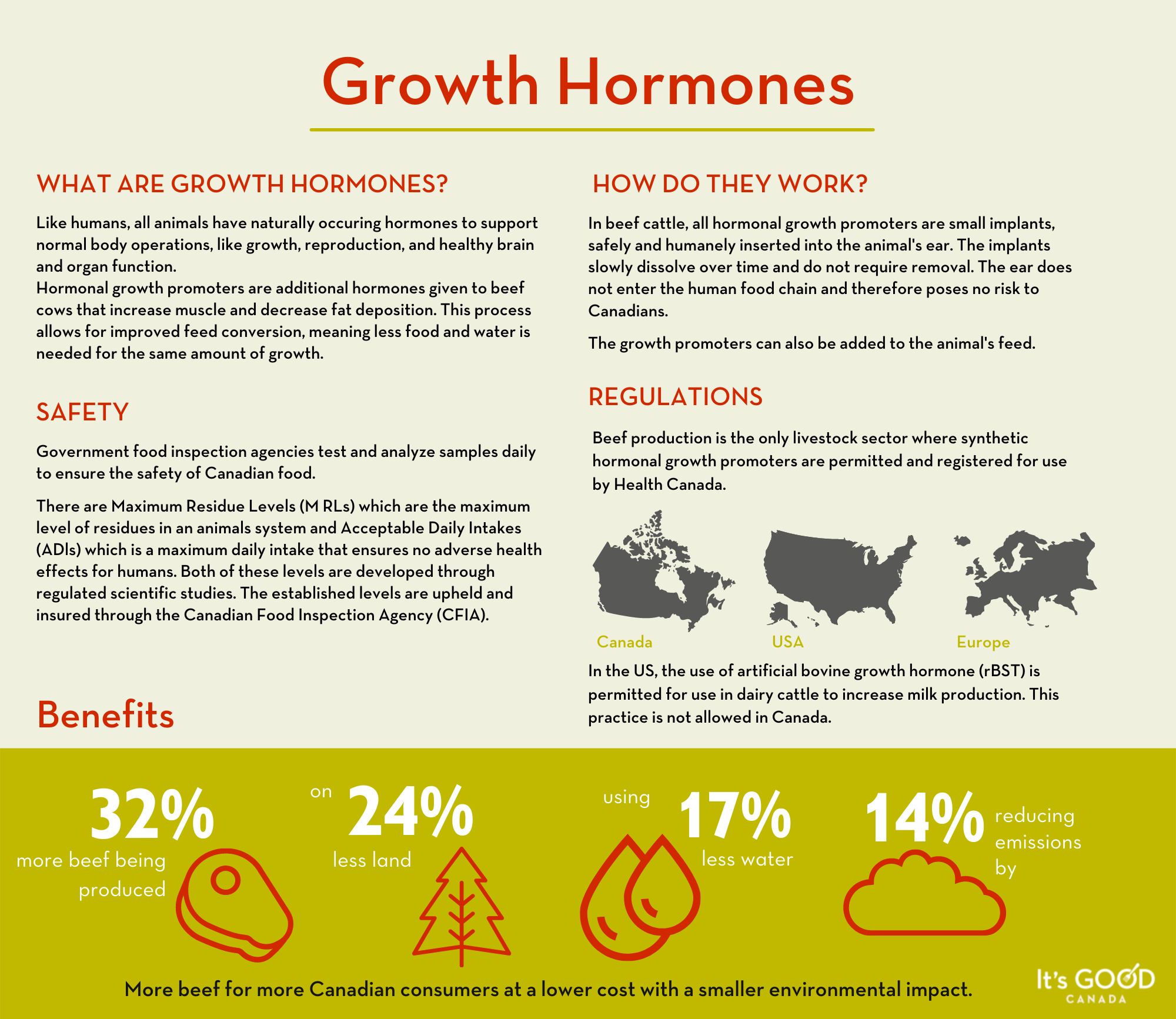 Growth Hormones Infographic